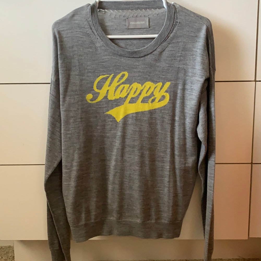Zadig and Voltaire long sleeve thin sweatshirt
